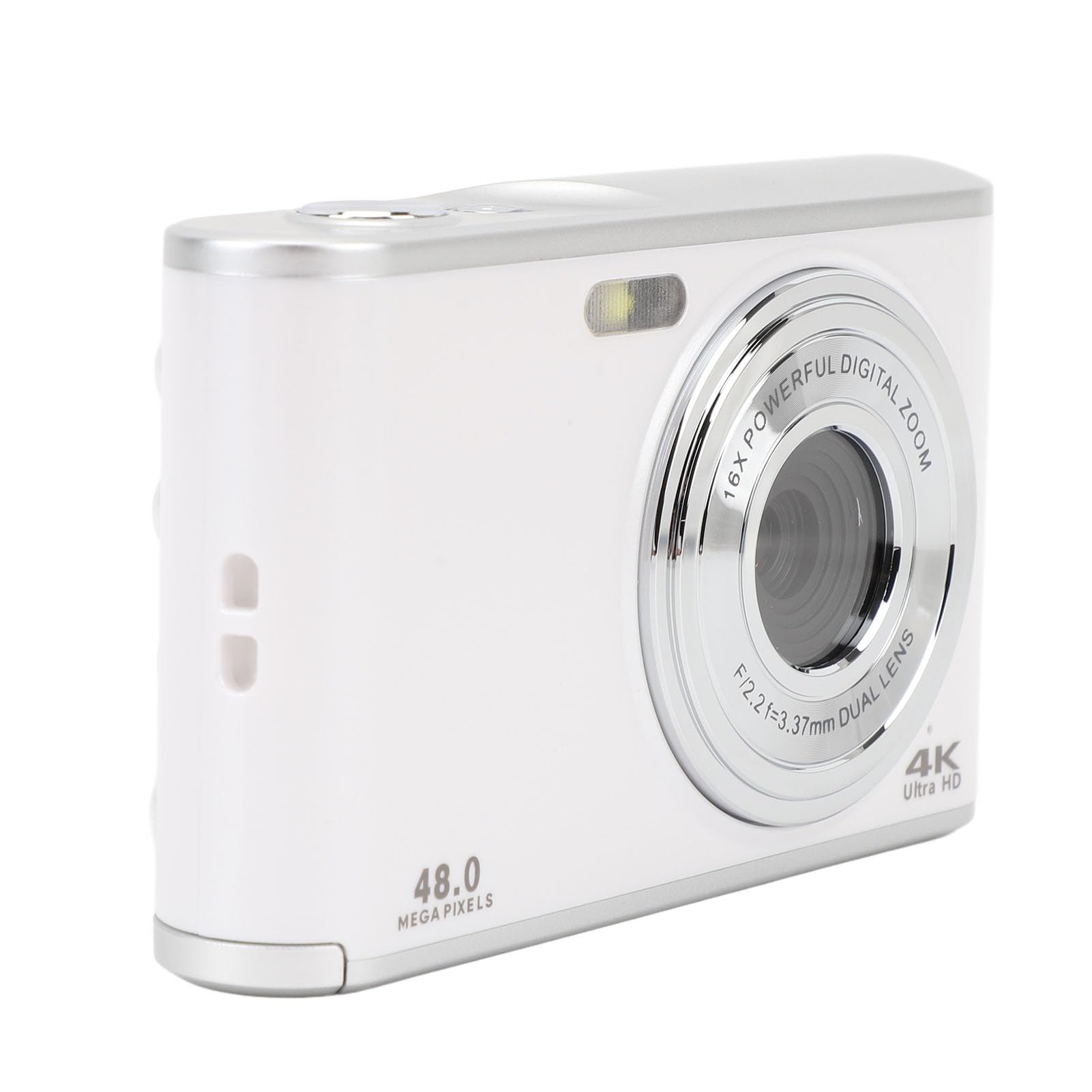 4K 48MP Digital Camera for Vlogging - Dual Lens Selfie Camera with 2.8