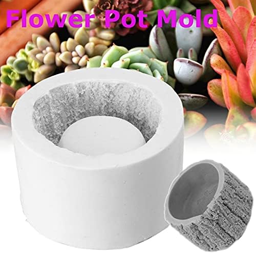 Epoxy Resin Concrete Succulent Planter Mold - Tree Stump Flower Pot Silicone Mold for DIY Cement Clay Candle Holder | Perfect for Home Garden Decor, Wedding Centerpieces & Handmade Gifts