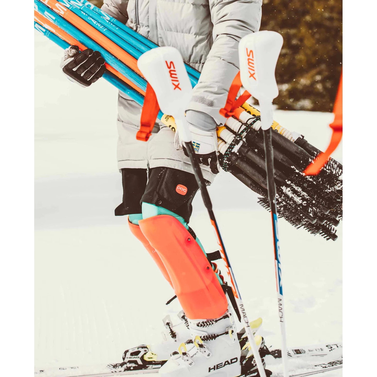 POC 2024 Classic Shin Guards - Best Protective Gear for Soccer, Hockey & Cycling - Lightweight & Durable for Sports & Training