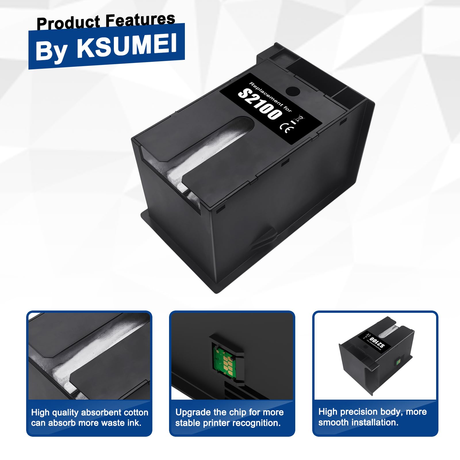 Epson SC-F570 Ink Waste Tank - Compatible with SC-F531/F560/T2100 Printers for Maintenance