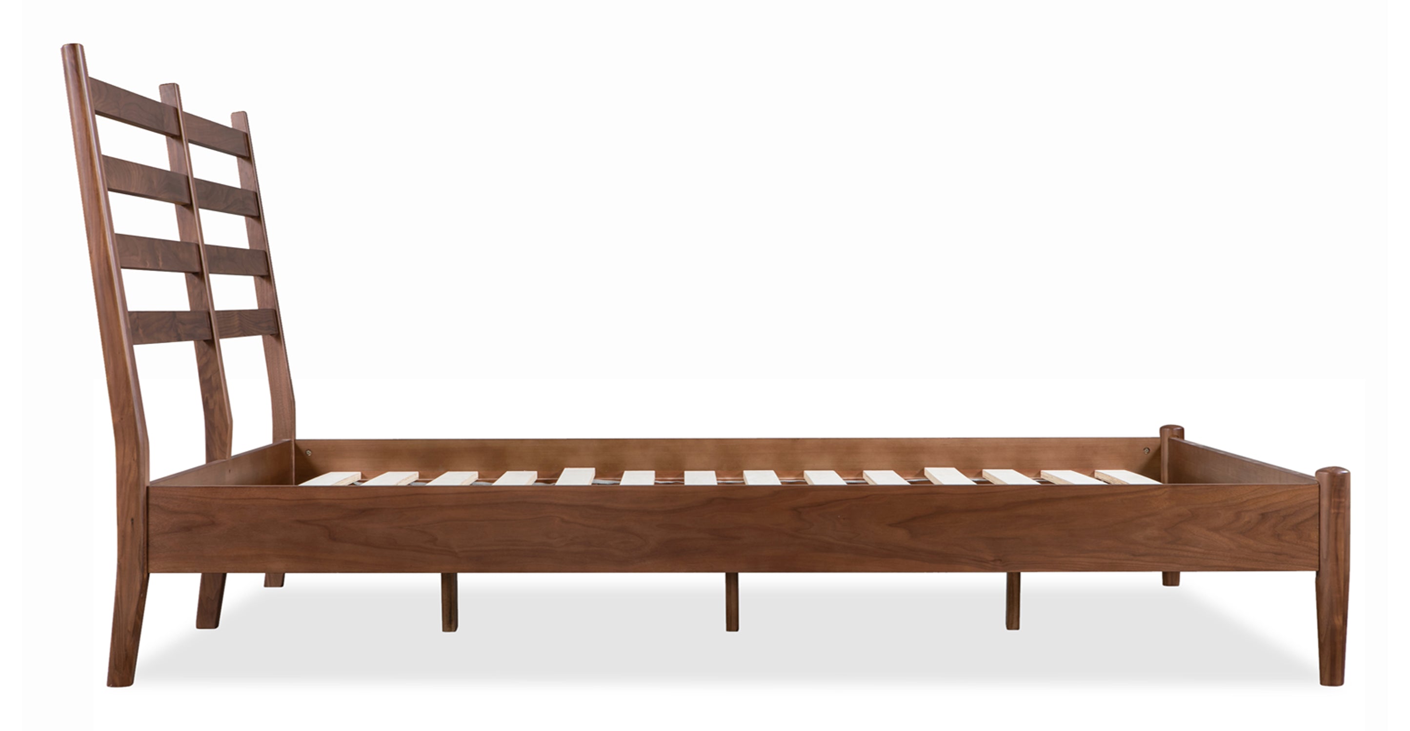 Truro Queen Size Bed Frame - Sturdy Metal Platform Bed with Wooden Slats, Noise-Free Support for Master Bedroom, Guest Room, or Dorm Use