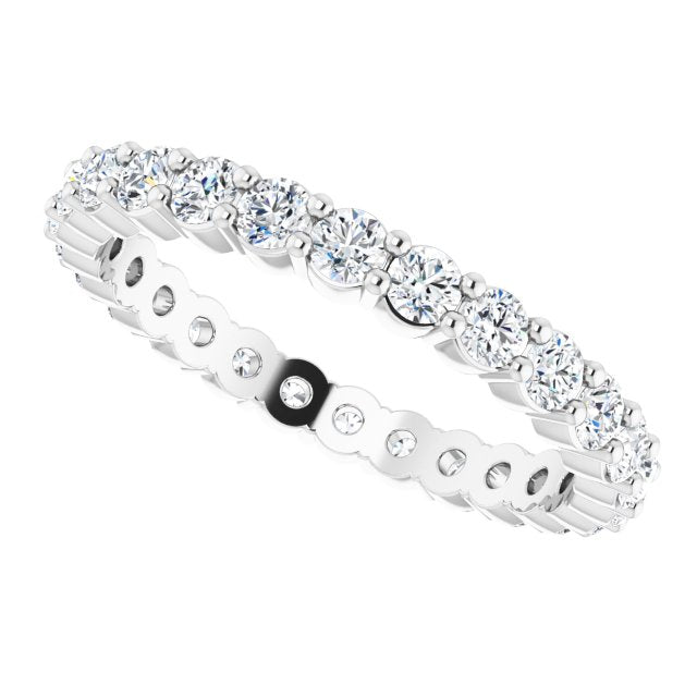 0.81 Carat Round Diamond Petite Eternity Band - Perfect for Weddings, Anniversaries & Everyday Elegance