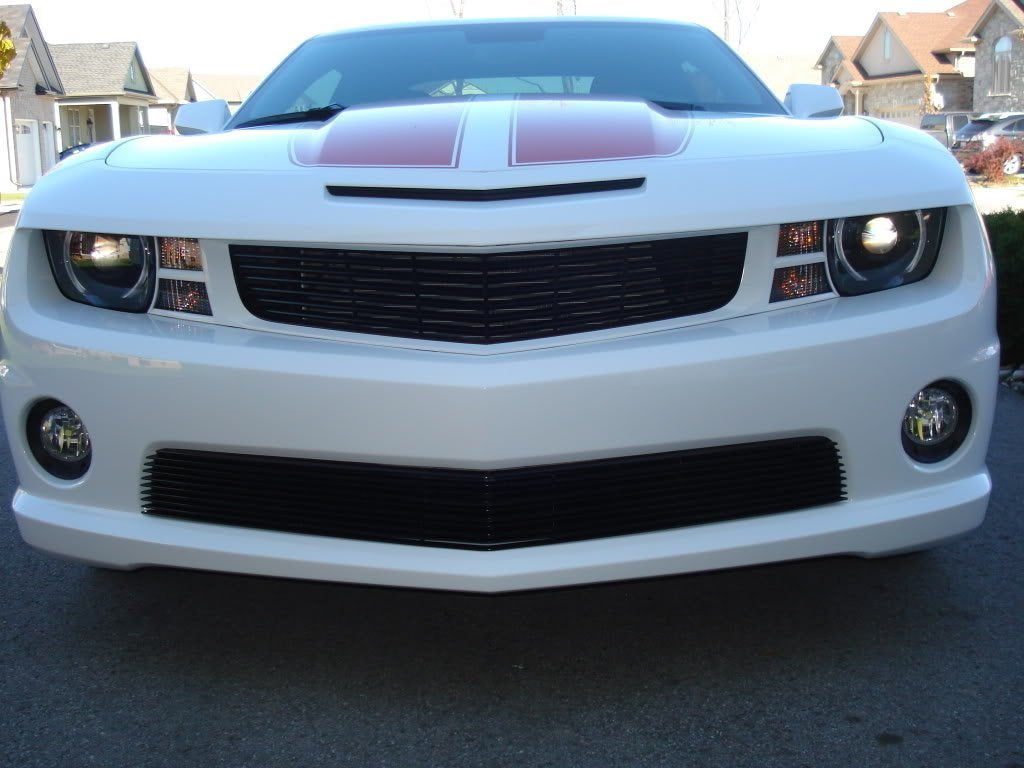 Complete Clear Lens Fog Light Kit with White LED Bulbs & Bezels for 2010-2013 Chevy Camaro LS/LT - Upgrade Your Night Driving Visibility & Style
