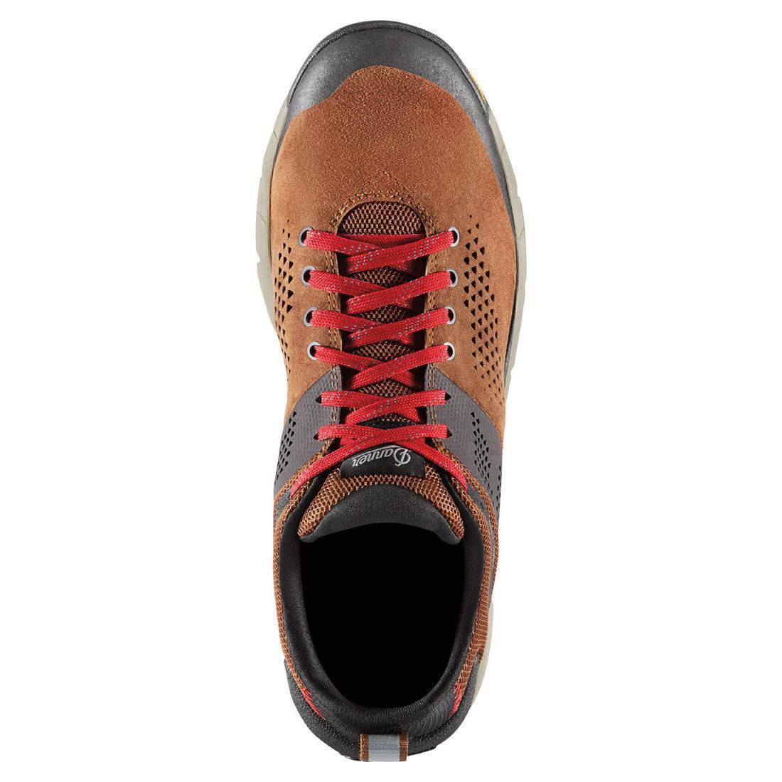 Trail 2650 Hiking Shoes for Men - Brown/Red - Lightweight & Durable for Outdoor Adventures, Trail Running & Backpacking