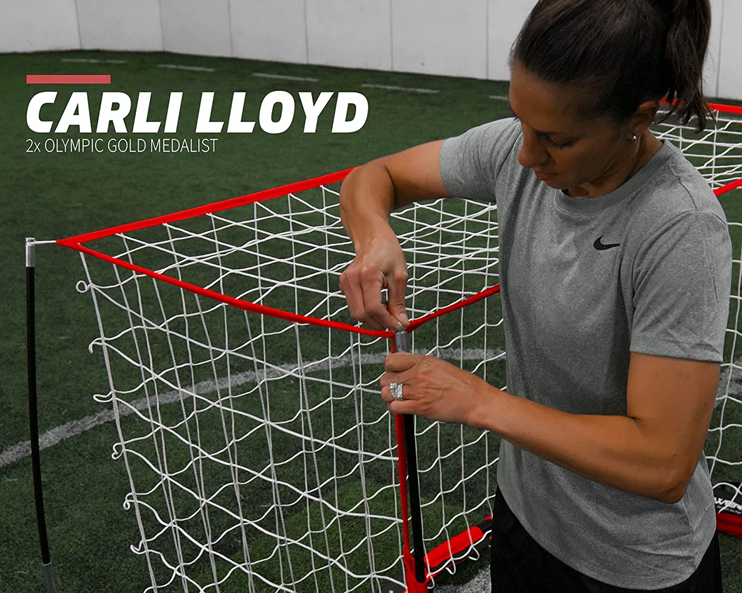 PowerNet Soccer Goal 8x4 - Portable & Durable Soccer Net for Training & Backyard Games - Perfect for Youth, Adults & Professional Practice