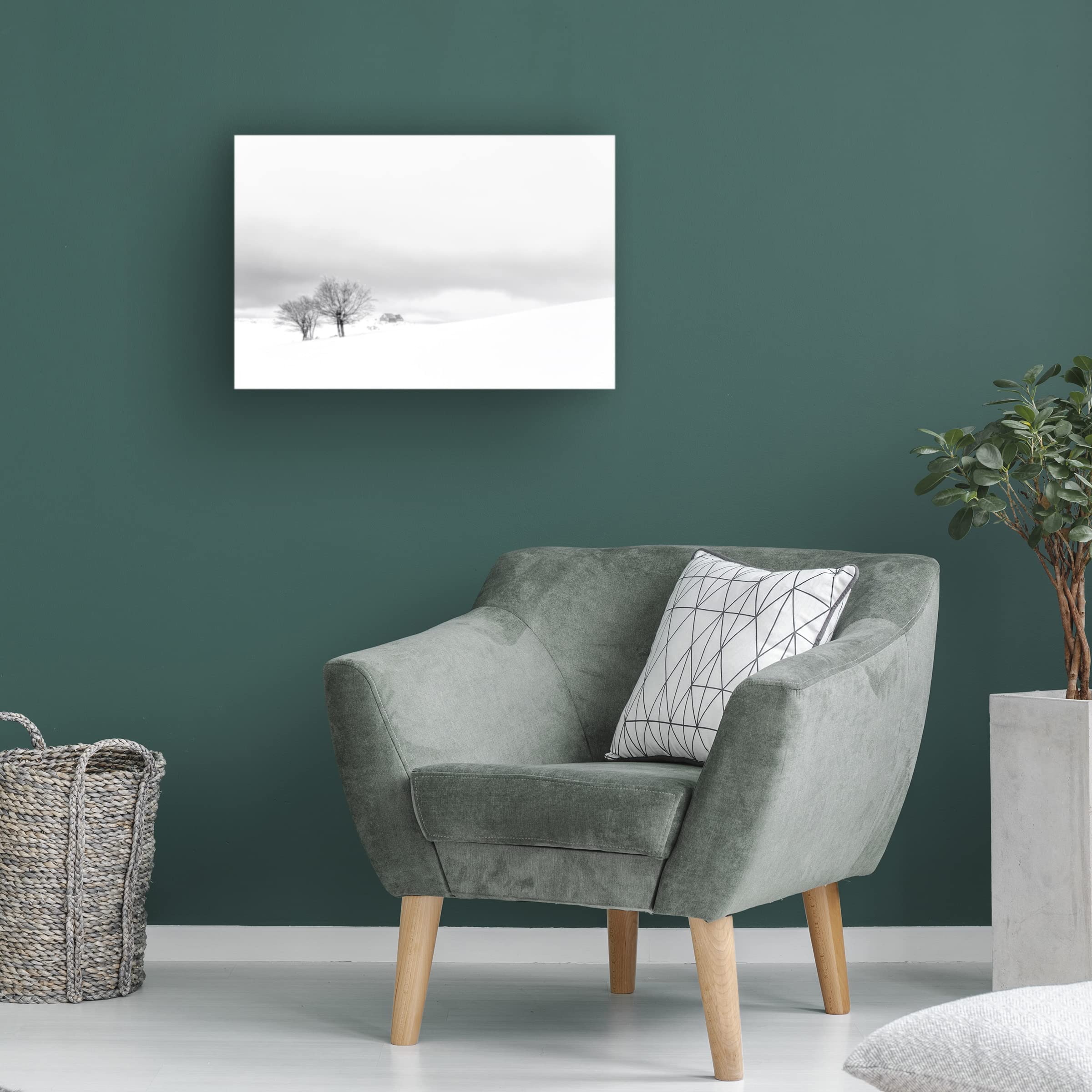 Trademark Fine Art 'Silence' Canvas Wall Art by Dominik Garcia - Modern Abstract Painting for Living Room, Bedroom & Office Decor