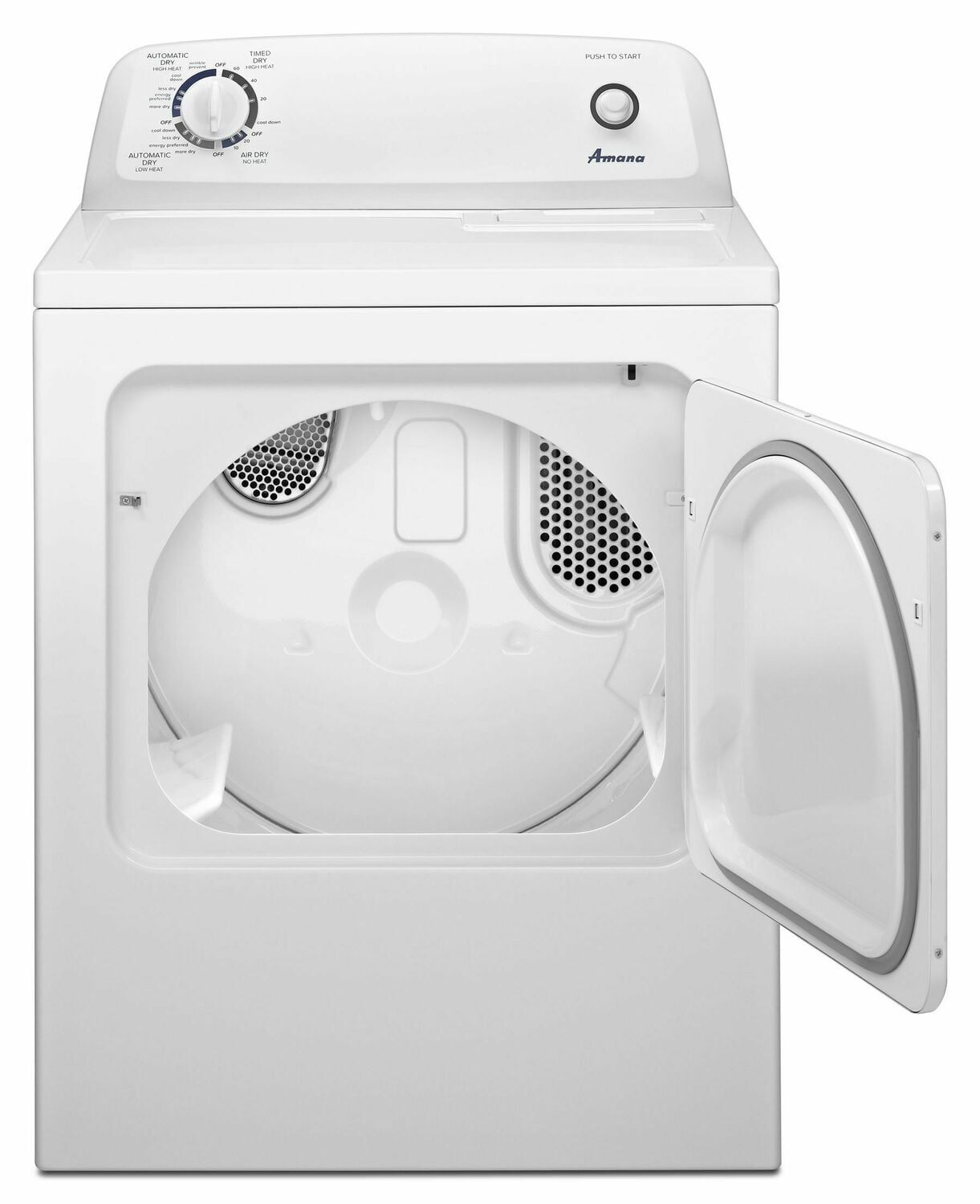 Amana NED4655EW 6.5 Cu. Ft. Electric Dryer with Wrinkle Prevent Option - White | Large Capacity Laundry Dryer for Home & Apartment Use | Perfect for Families & Busy Lifestyles