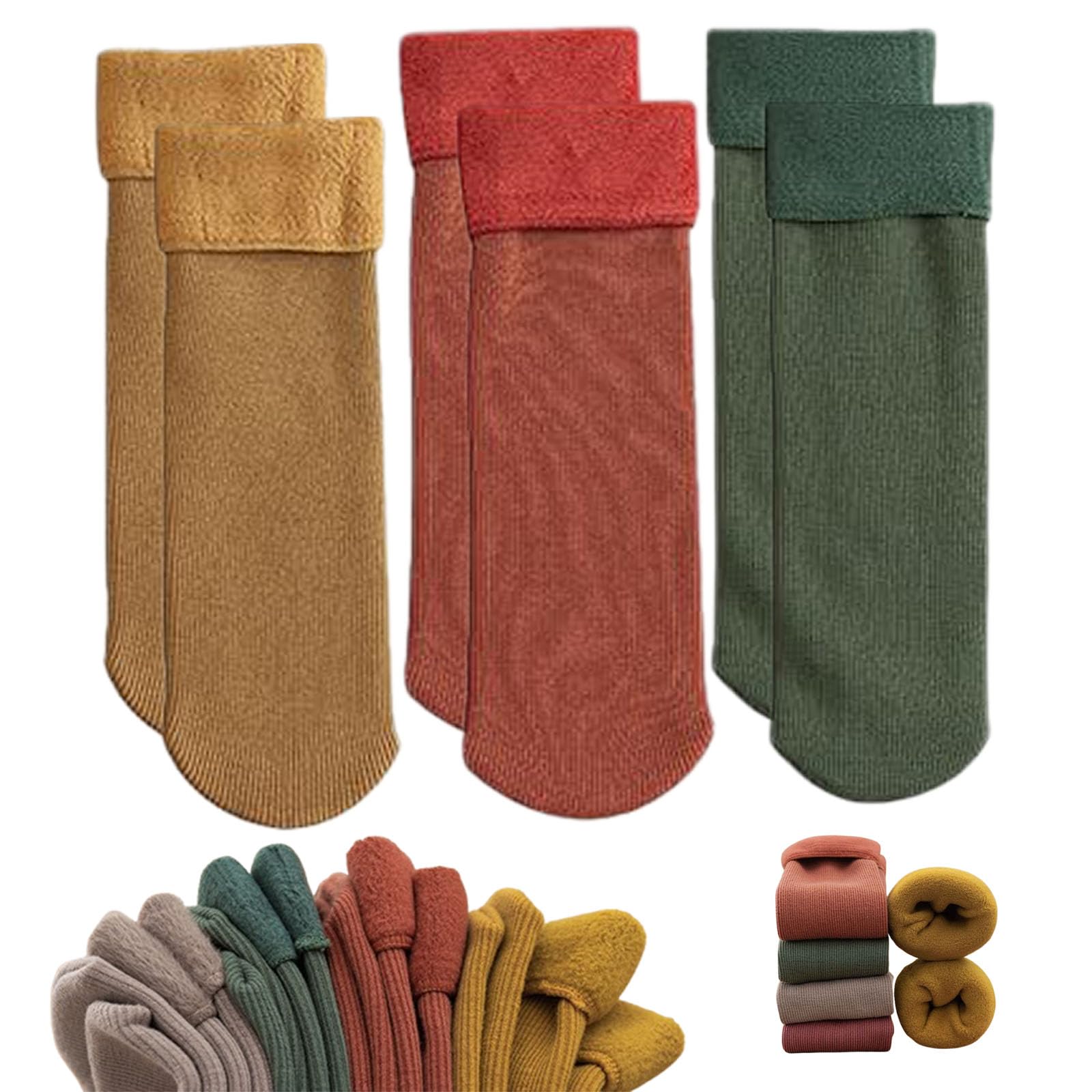 Janemore Fleececozy - Ultra Soft Velvet Slim Thermal Socks for Women | Warm Winter Socks | Cozy Home & Outdoor Wear | Perfect for Cold Weather, Snow Boots & Lounging