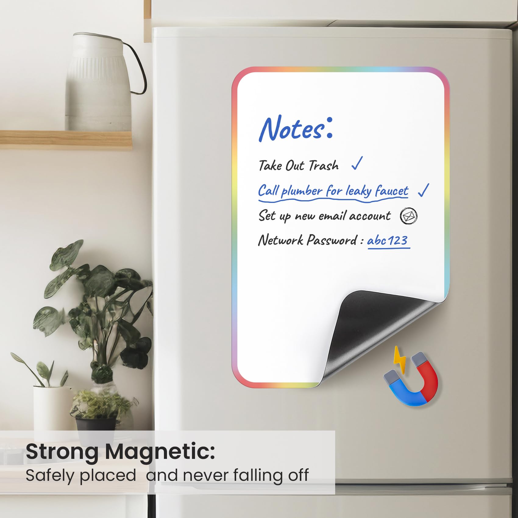 Magnetic Dry Erase Board for Refrigerator - 12
