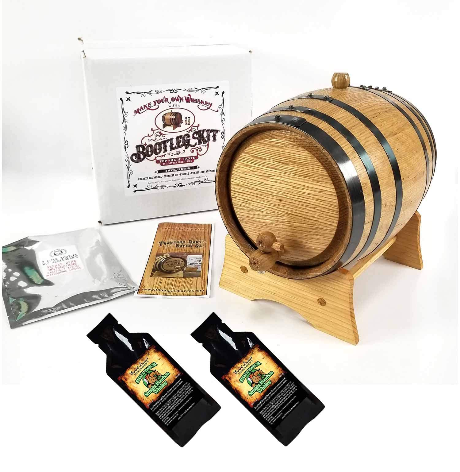Custom Small Batch Bourbon Whiskey Making Kit with Personalized Still Design - 1 Liter Home Distilling Equipment - Perfect Bourbon Gift for Dad & Whiskey Enthusiasts - Great for Home Brewing, DIY Spirits & Unique Gifts