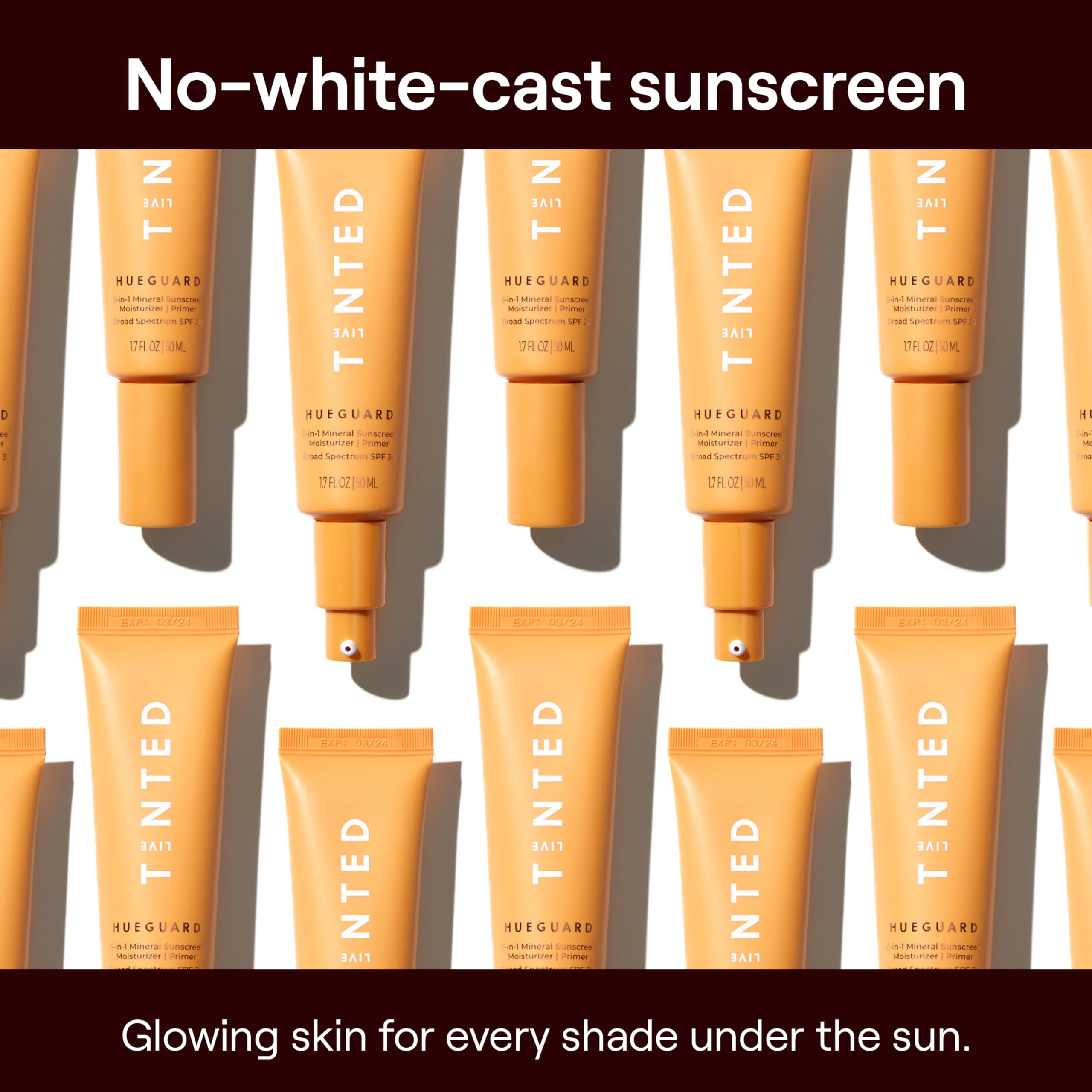Live Tinted Hueguard® 3-in-1 Mineral Sunscreen SPF 30 | Face & Body Moisturizer & Primer | Hydrating UVA/UVB Protection | 1.7 Fl Oz | Perfect for Daily Wear, Beach Days & Outdoor Activities