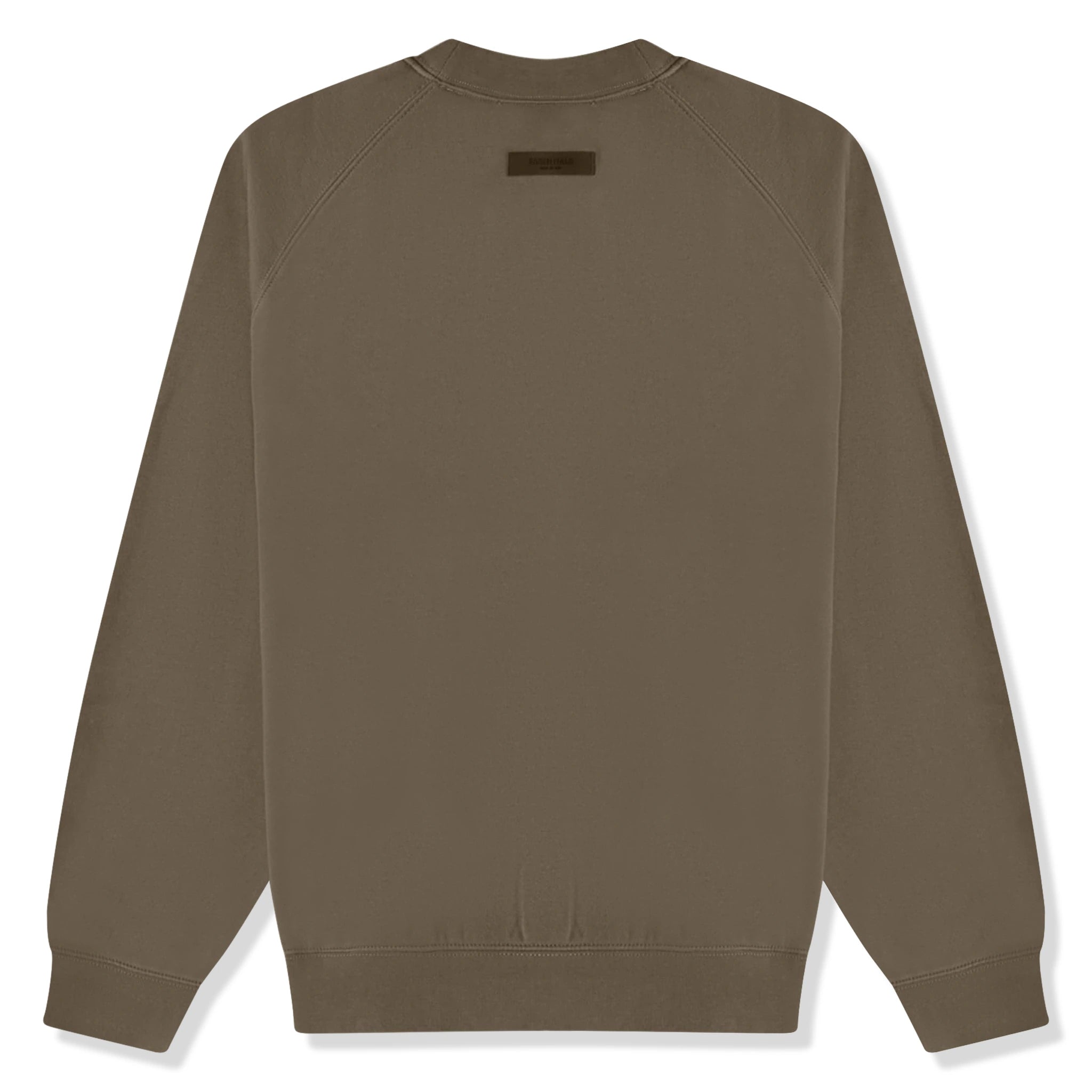 Fear of God Essentials Wood Crewneck Sweatshirt (FW22) - Men's Casual Pullover for Streetwear & Loungewear