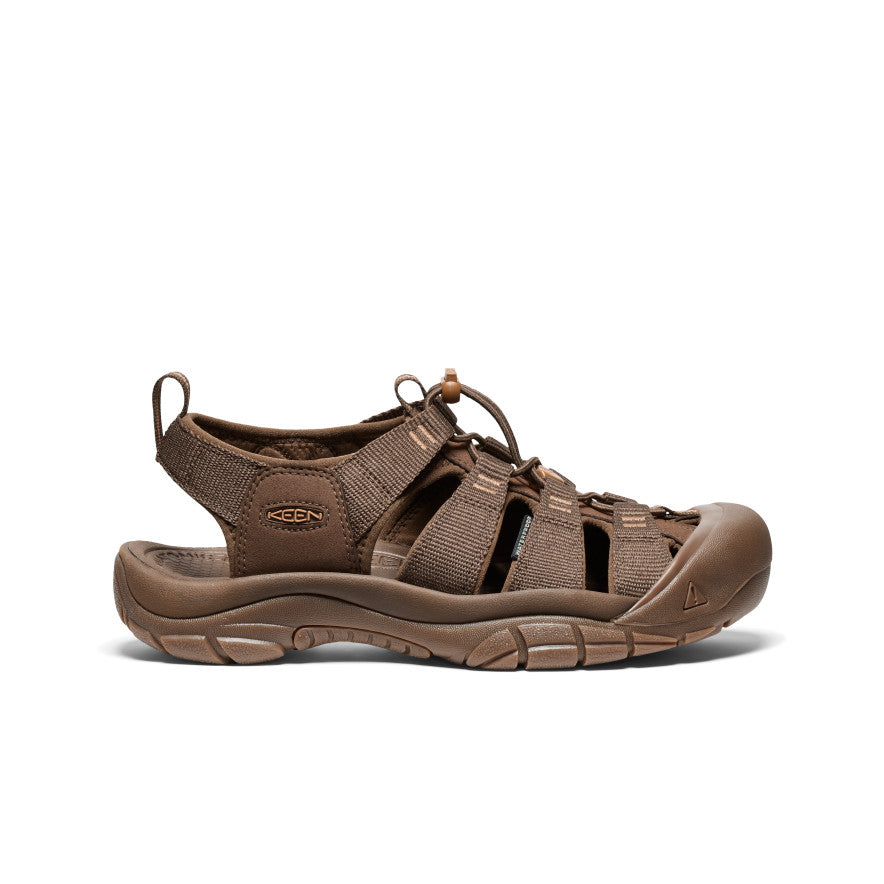 **Men's Newport H2 Sandal - Comfortable Waterproof Hiking Sandals for Men | Monochrome/Dark Earth | Perfect for Outdoor Adventures, Beach & Travel**