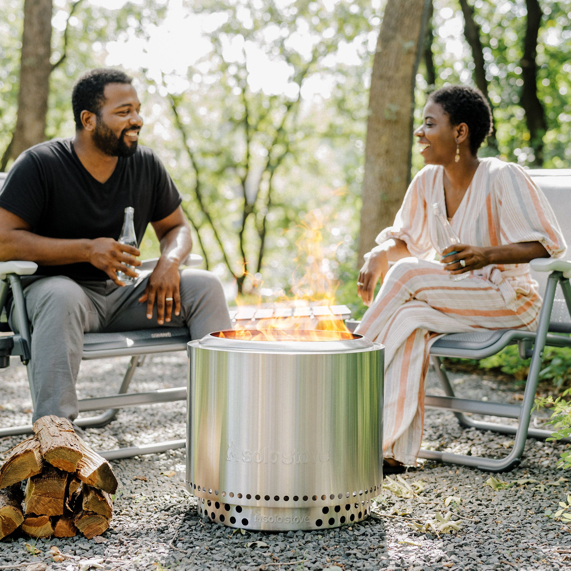 Solo Stove Bonfire 2.0 Smokeless Fire Pit with Stand - Portable Outdoor Camping Fire Pit for Backyard, Patio, Beach & Camping Adventures