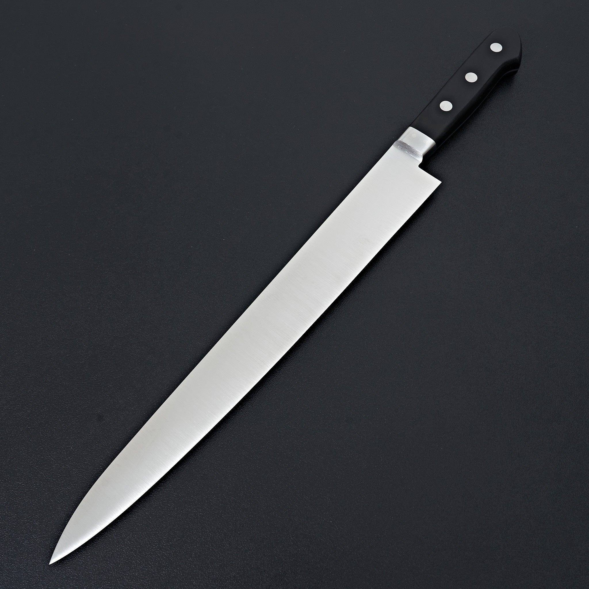 Premium Ashi Ginga 300mm Stainless Steel Sujihiki Knife - Japanese Western Style Slicing Knife for Sushi, Roasts & Delicate Meat Cutting