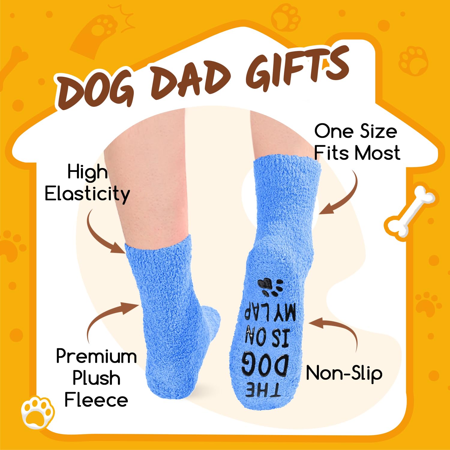 HappyPop Funny Dog Christmas Stockings - Cute Pet Gifts for Dog Lovers, Dog Mom & Dad Presents for Birthday, Holiday | Perfect for Home Decor, Pet Lover Surprises, Christmas Stocking Stuffers