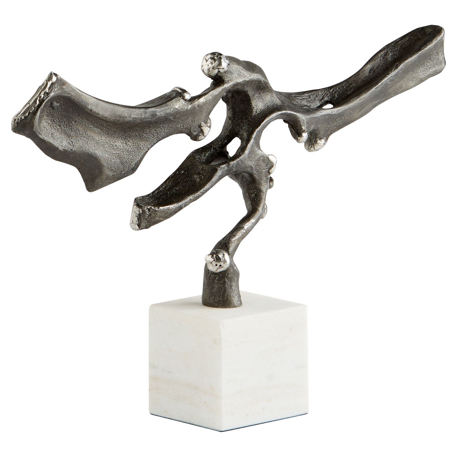 Cyan Design 11438 Rivulet Sculpture - Bronze & White Finish - Modern Home Decor for Living Room, Office, or Garden Accent