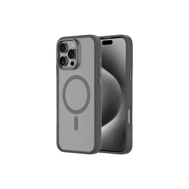 QDOS Hybrid Soft Case for iPhone 16 Pro Max - Shockproof & Scratch-Resistant Protective Cover - Perfect for Everyday Use, Travel & Outdoor Activities