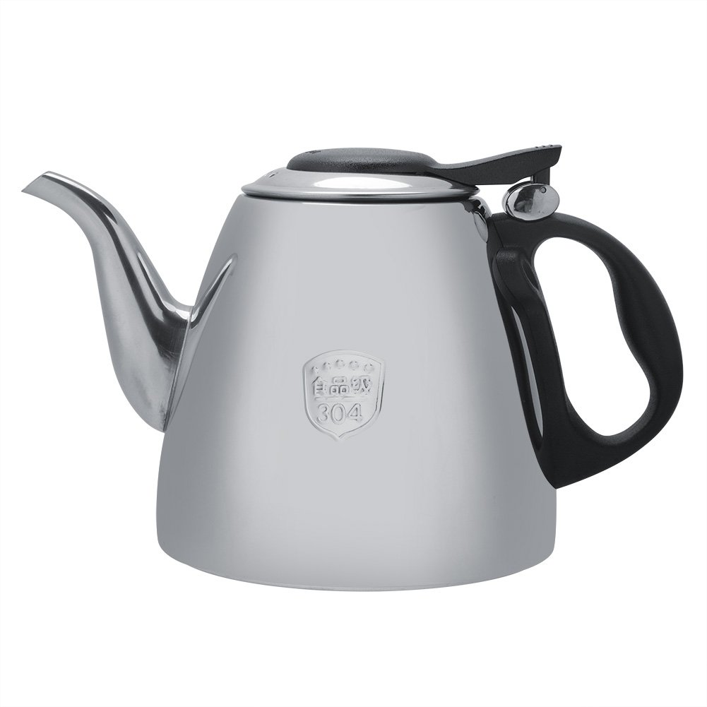 Yuyte 1.2L & 1.5L Whistling Stovetop Tea Kettle - Stainless Steel Heat-Resistant Coffee Pot for Gas & Electric Stoves - Perfect for Home, Office & Camping Tea Brewing