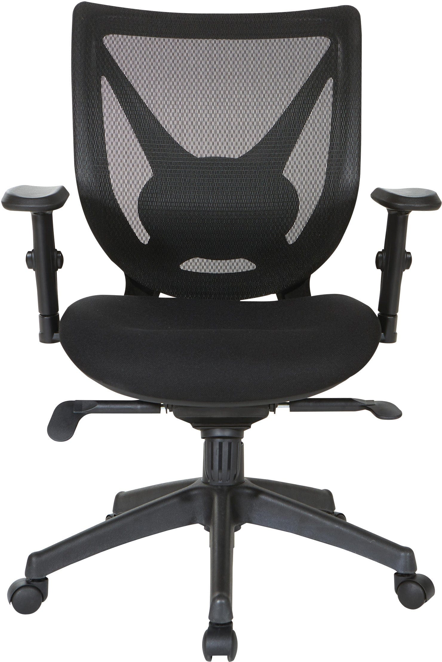 Office Star Black Mesh Back Ergonomic Office Chair [EM98880] - Comfortable Support for Long Hours of Work, Home Office, and Conference Rooms
