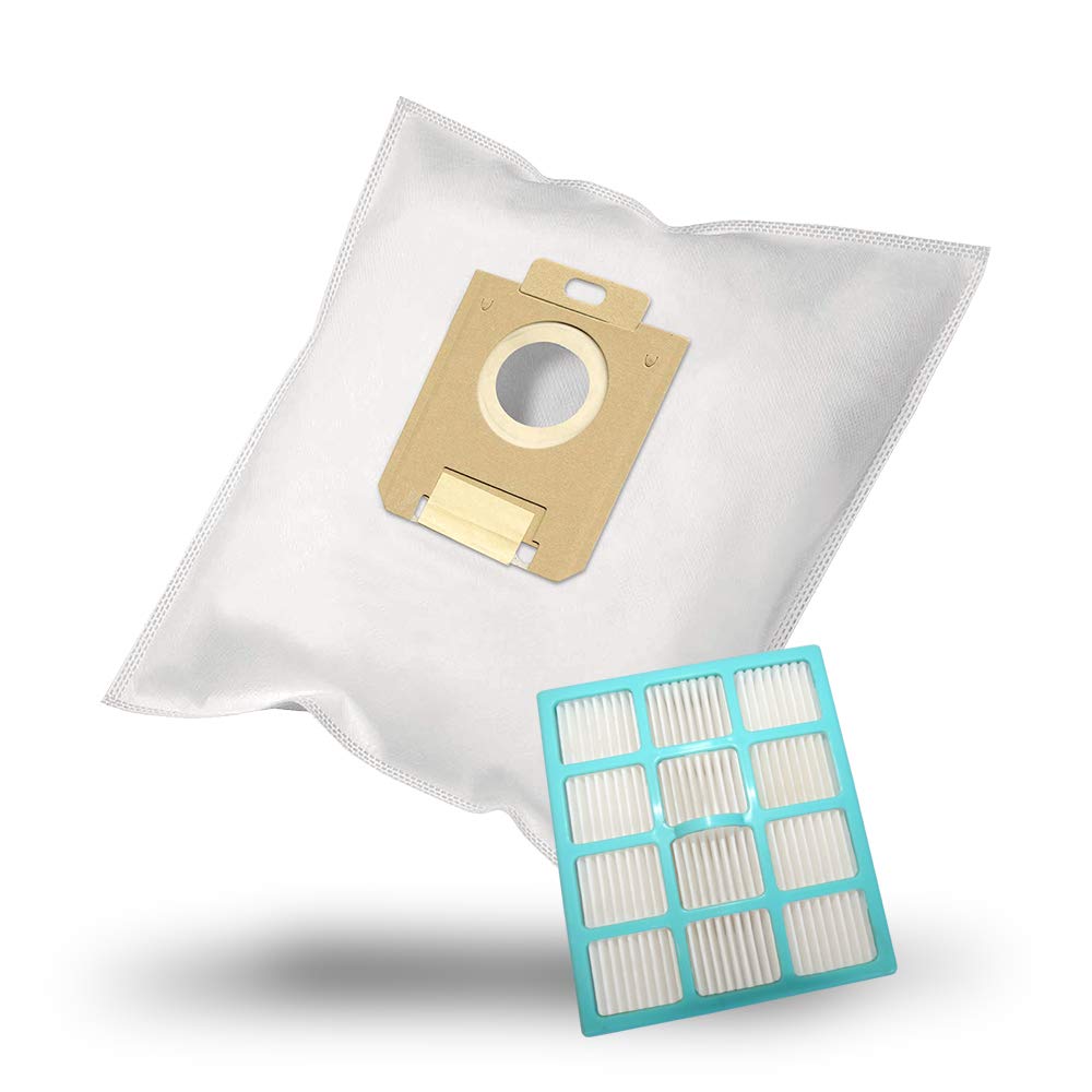 Philips FC8138/02 EasyLife Vacuum Cleaner Bags Replacement - 30 Pack with HEPA Filter | Compatible with Various Philips Models | Ideal for Home Cleaning & Pet Hair Removal