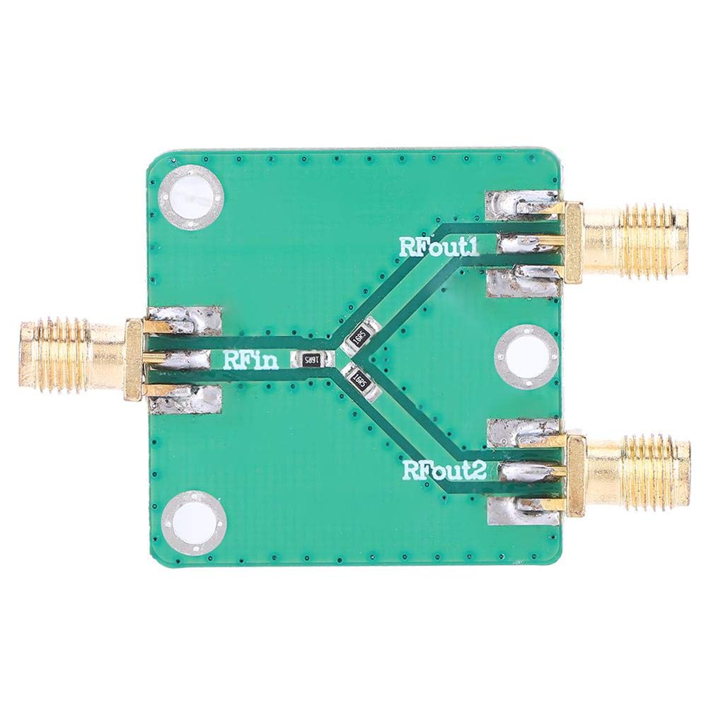 Qioni High-Quality 50 Ohm RF Power Splitter - Professional Resistive Power Divider for Industrial & Home Use | Durable, Easy to Install | Perfect for Signal Distribution in Labs, Home Theater & Communication Systems