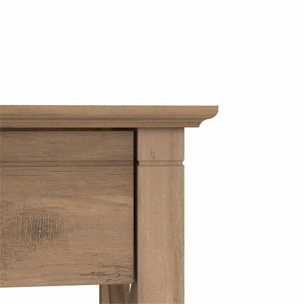 BOWERY HILL Rustic Nightstand with Drawer - Reclaimed Pine Engineered Wood Bedside Table for Bedroom, Living Room & Guest Room