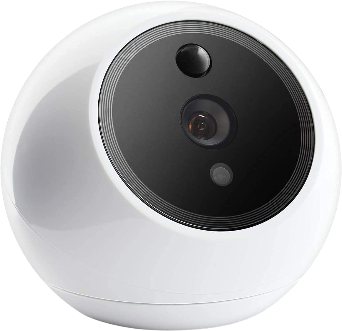 Amaryllo Apollo iBabi Smart 1080p FHD Baby Monitor with Two-Way Audio & 360° Auto Tracking - White - Perfect for Home Security and Baby Monitoring