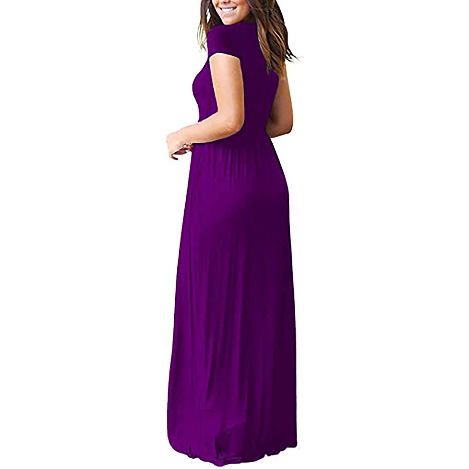 Women's Fashion Gradient Print Spaghetti Strap Maxi Dress - O-Neck Short Sleeve Party Dress for Summer, Beach, and Evening Events