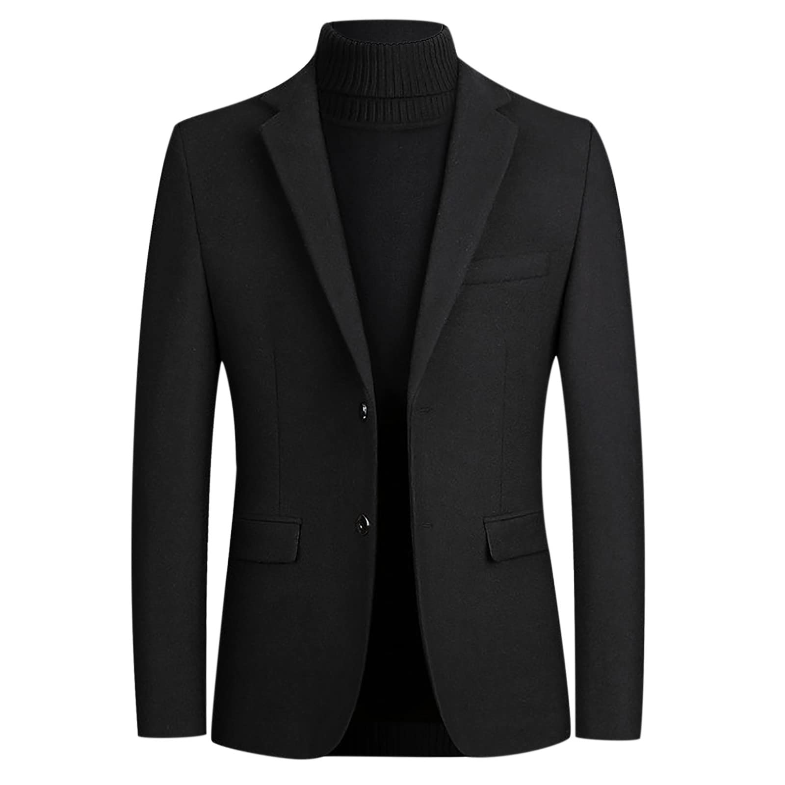 Men's Lightweight Knit Blazer - Casual & Formal Wear for Business & Daily Use