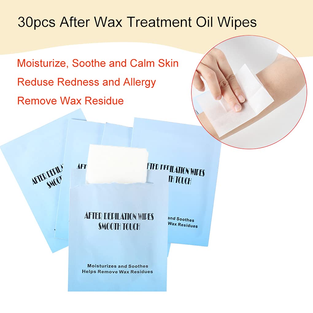 iMeshbean® Wax Heater Kit for Hair Removal - Roll-On Wax Warmer with Honey & Milk Cartridges, Depilatory Strips - At-Home Waxing for Women & Men (2 Wax, 1 Paper) | Smooth Legs, Bikini Line & Underarms