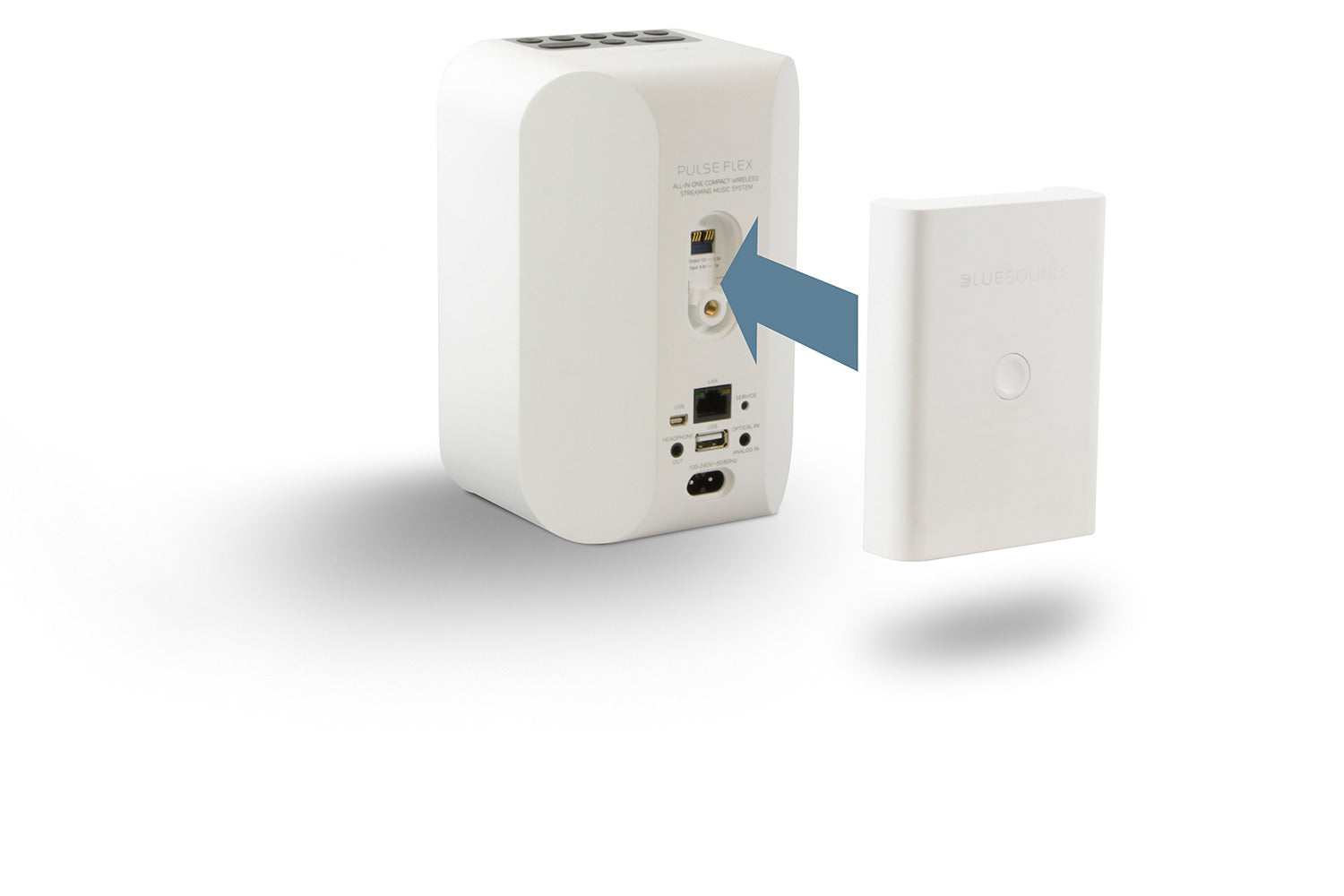 Bluesound Pulse Flex Battery Pack - Portable Power for Wireless Speaker | Perfect for Outdoor, Travel & Home Use