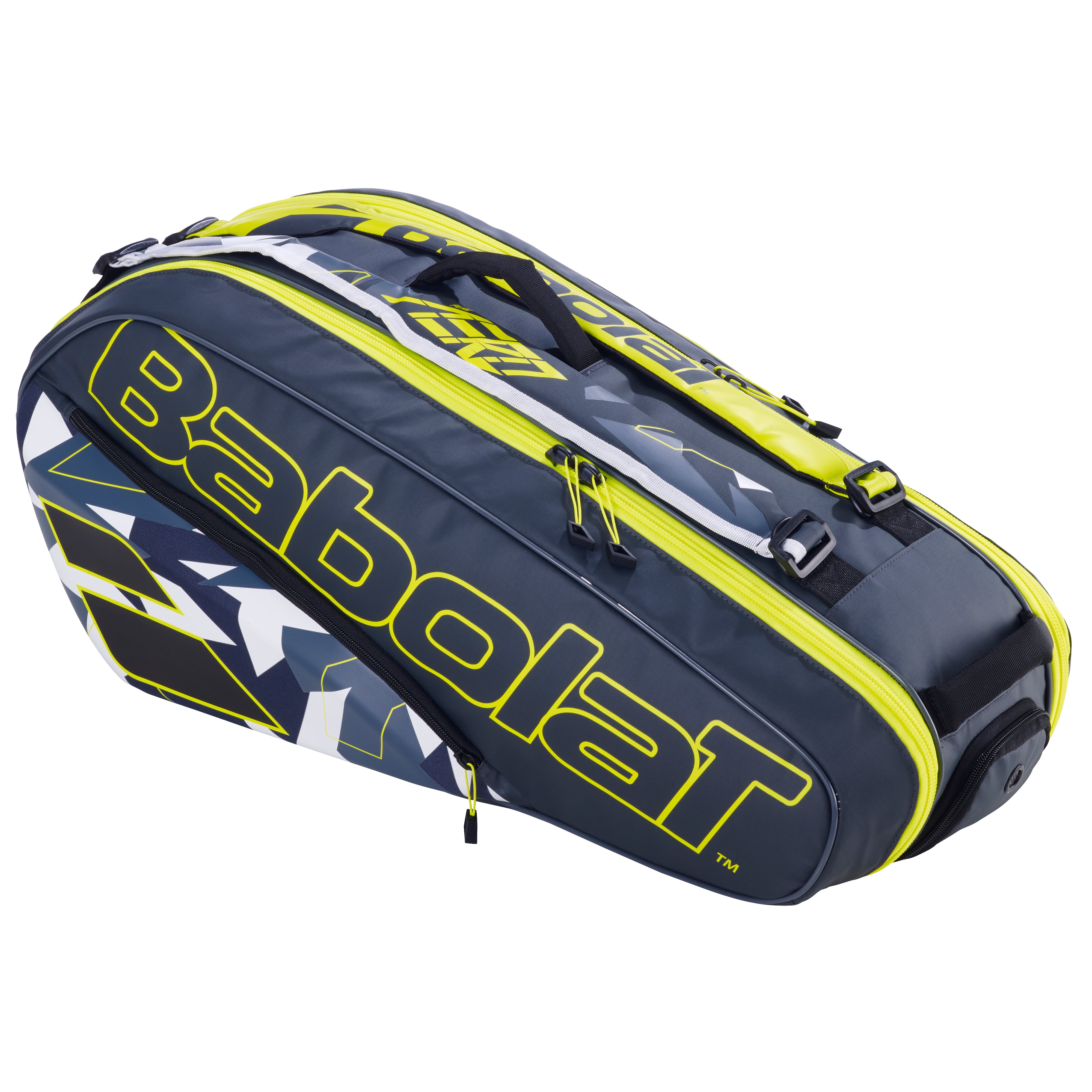 Babolat Pure Aero 6-Pack Tennis Bag - Premium Tennis Equipment for Players & Coaches | Perfect for Tournaments, Practice & Travel