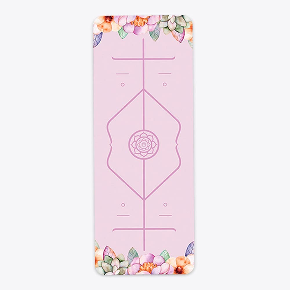 Juudoiie Suede Natural Rubber Yoga Mat 185CM - Ultra-Thin, Foldable, Non-Slip Fitness Mat for Yoga, Pilates & Dance - Extra Long & Wide for Men & Women - Perfect for Home, Gym & Outdoor Workouts