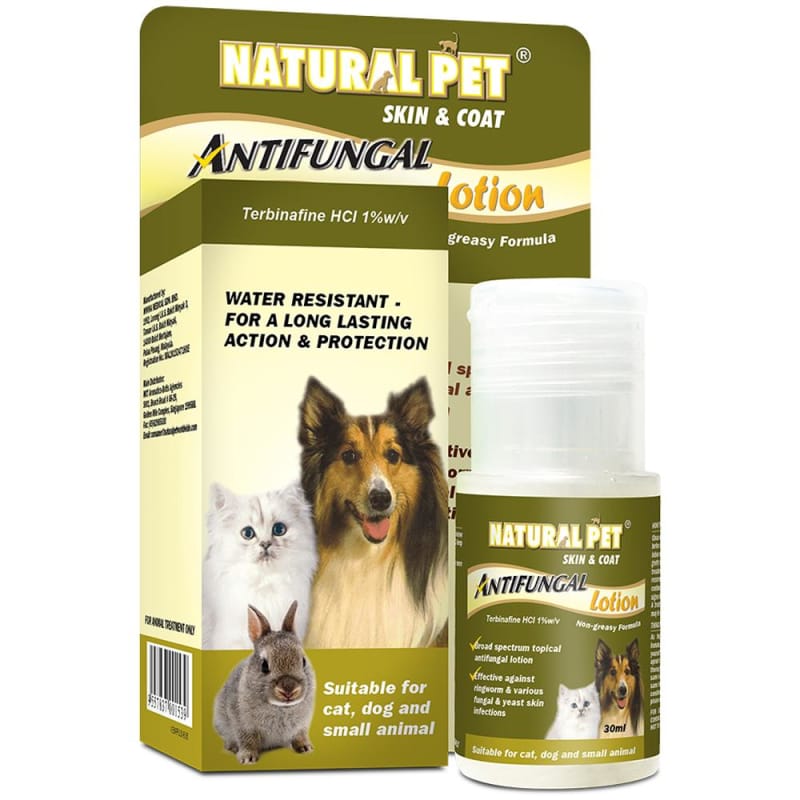 Natural Pet Anti Fungal Gel 20g & Lotion 30ml - 20% Off - Soothes Skin Infections, Ringworm & Hot Spots - Perfect for Dogs, Cats & Small Animals at Home or Travel