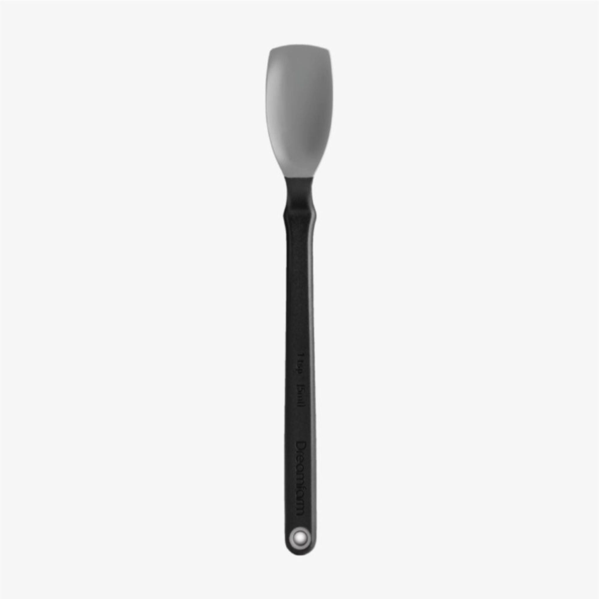 DreamFarm Mini Nylon/Silicone Scraping Spoon - Grey (SH DFSU8821 GY) - Perfect for Baking, Cooking & Food Prep - Non-Scratch Kitchen Utensil
