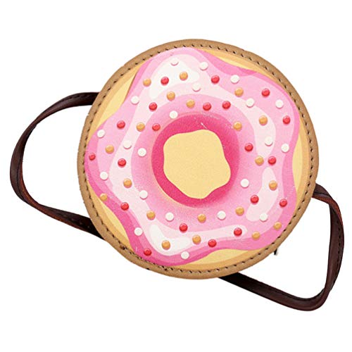 VALICLUD Donut Crossbody Bag for Women & Girls - Cute Leather Shoulder Purse - Perfect Gift for Birthday, School, Work - Fashion Handbag for Shopping, Travel & Daily Use