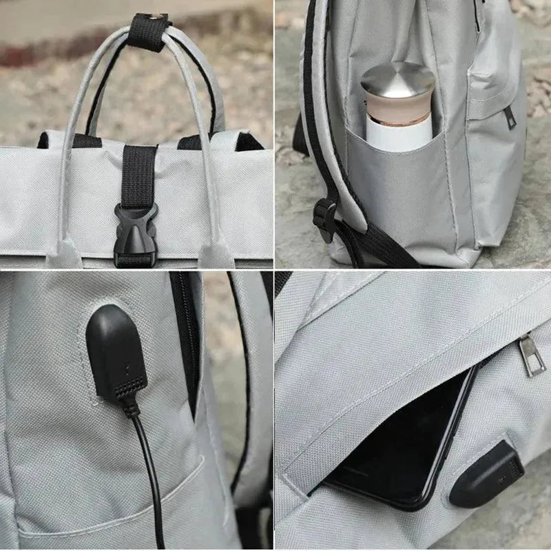 Stylish Multi-Color Casual Laptop Backpack for Women - Perfect for Work, School & Travel | Water-Resistant & Spacious 15.6