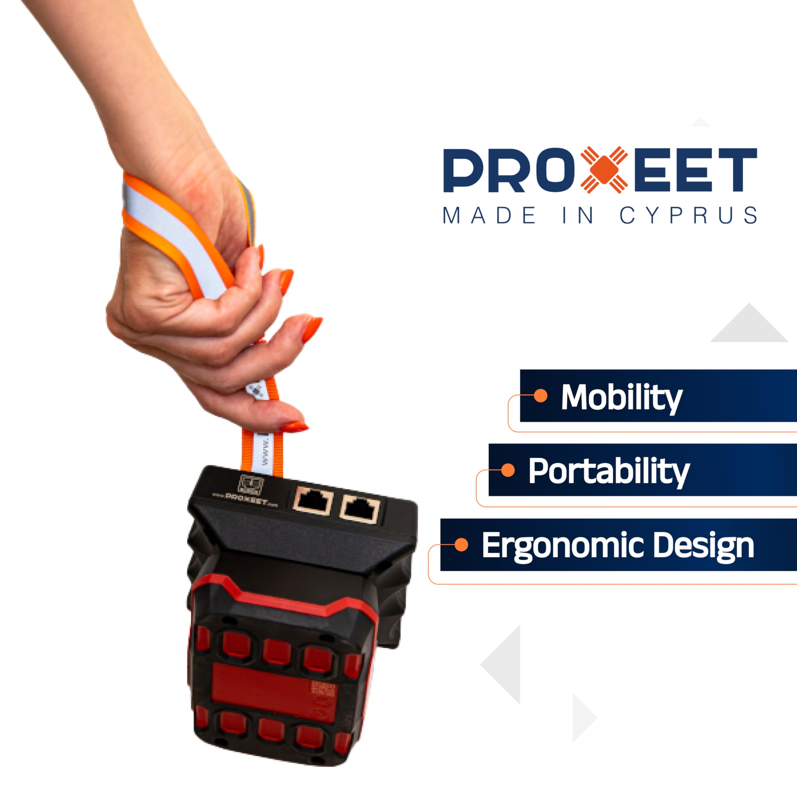 Portable COMBO (Passive 24v/50v & Active af/at) PoE Injector for Bosch/Makita Battery - Battery Powered Gigabit Ethernet Adapter with 50W Power Supply | Ideal for Outdoor Security Cameras, Wireless Access Points & IoT Devices