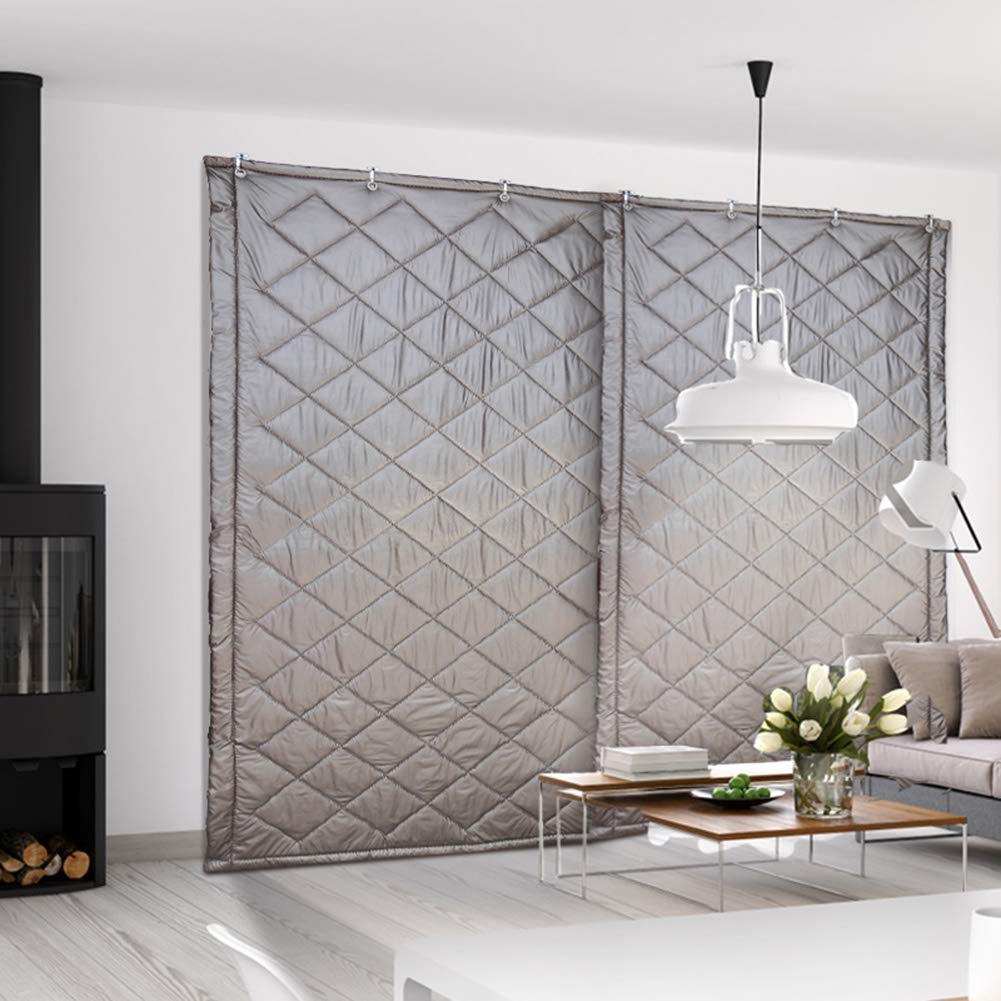 Thermal Insulated Door Curtain - Soundproof, Waterproof & Windproof for Winter Warmth - Perfect for Porch & Entrance Protection