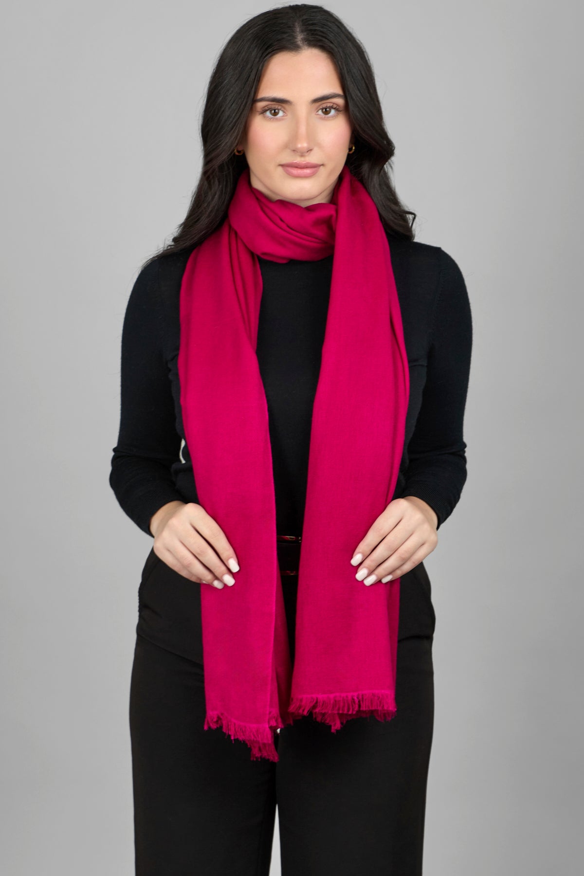 Luxury Cashmere Silk Scarf for Women - Soft Winter Fashion Accessory - Perfect for Office, Travel & Special Occasions