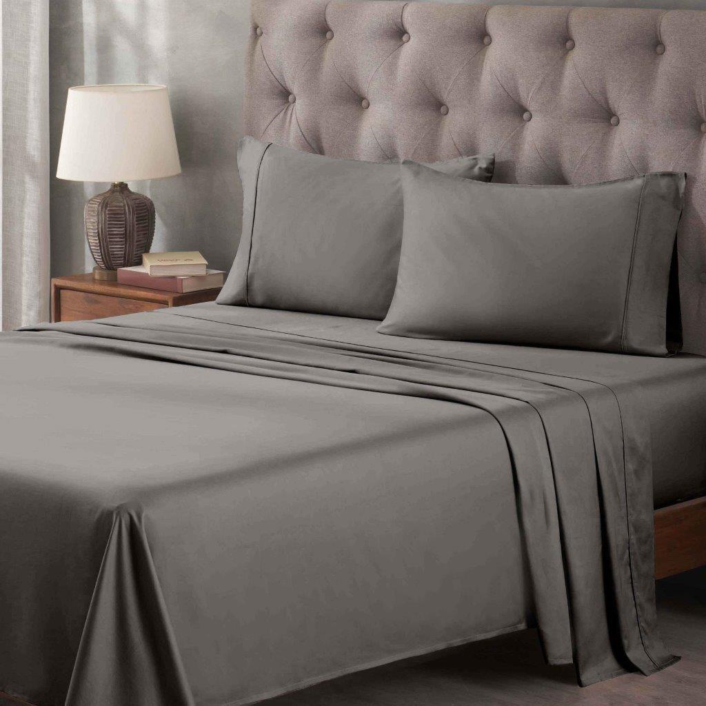 Premium 400 Thread Count Egyptian Cotton Bed Sheet Set - Soft, Breathable & Durable for Ultimate Comfort - Perfect for Luxury Bedrooms & Hotels