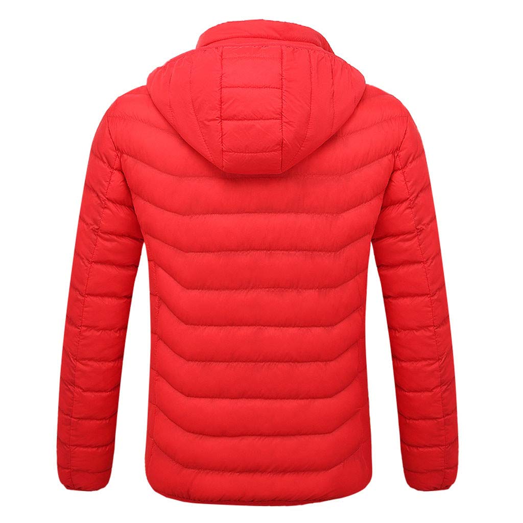 Electric Heating Pad for Back, Neck & Abdomen - Smart Warm Cotton Clothes (Red) - Perfect for Pain Relief, Muscle Relaxation & Cold Weather Comfort