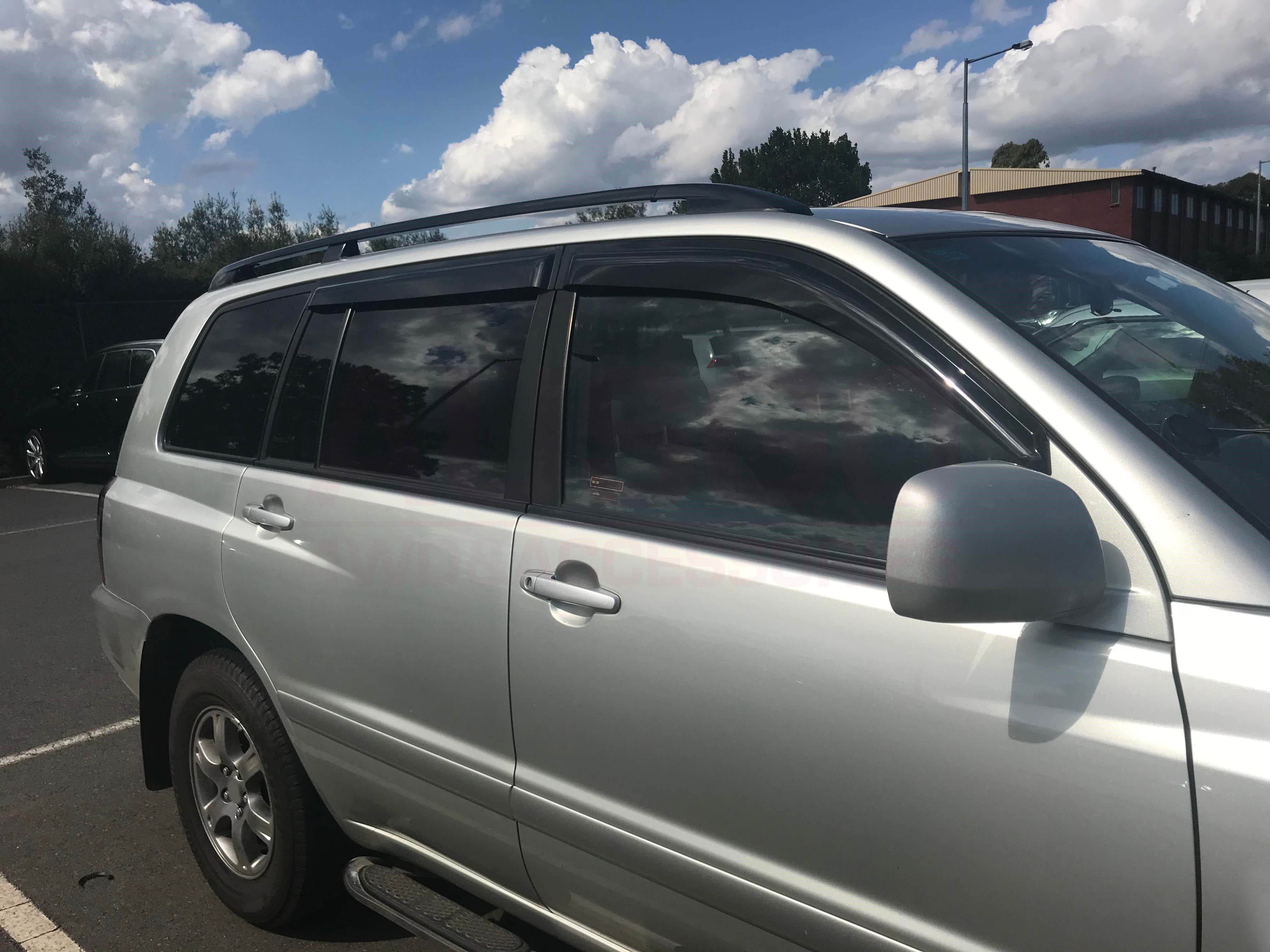 Toyota Kluger Weather Shields 2003-2007 - Durable Car Window Rain Guards for All-Weather Protection - Perfect for Rainy Days & Outdoor Adventures