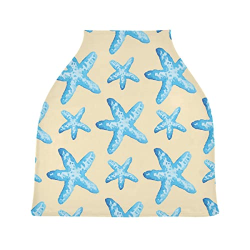 Cartoon Blue Starfish