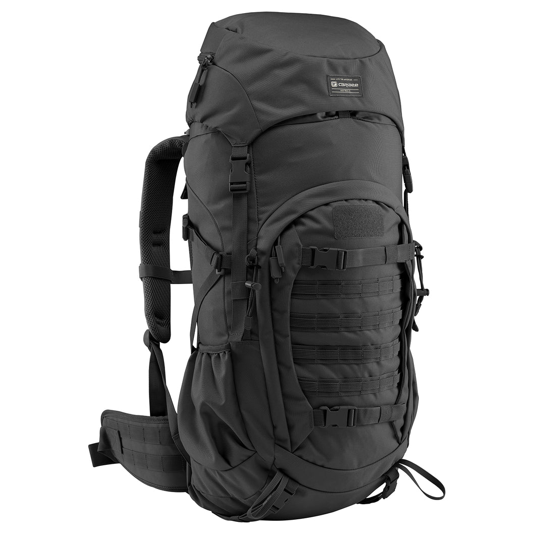 Caribee 6457 M60 Phantom Rucksack Backpack - Durable Military Tactical Daypack for Hiking, Camping & Outdoor Adventures (Black)