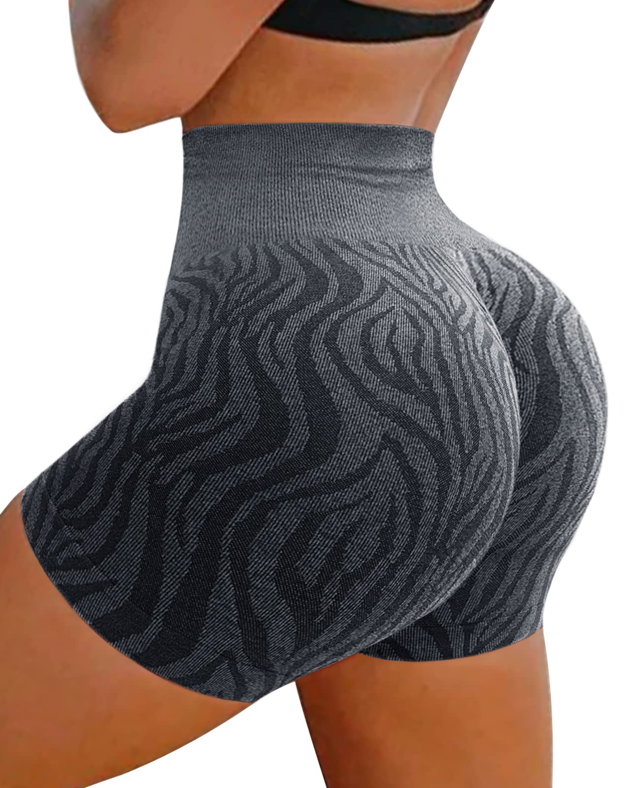 **Women's High Waist Seamless Biker Shorts – Workout, Running, Yoga & Gym Shorts with Booty Lifting Design – Perfect for Training, Lounge & Active Wear**