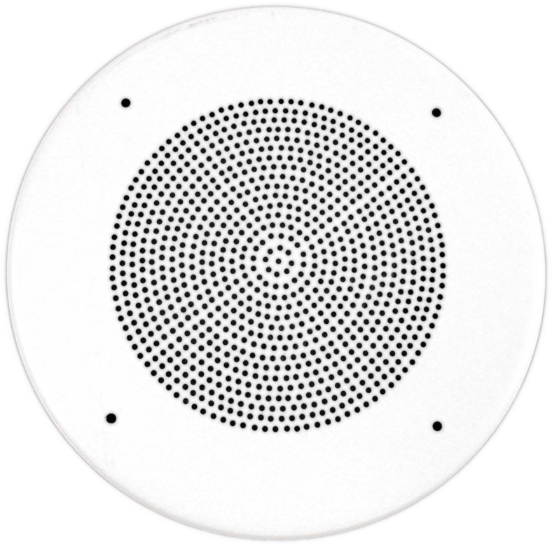 McBride MC14 White Ceiling Speaker Baffle - Premium Soundproof Cover for In-Ceiling Speakers - Perfect for Home Theater, Office & Commercial Audio Systems