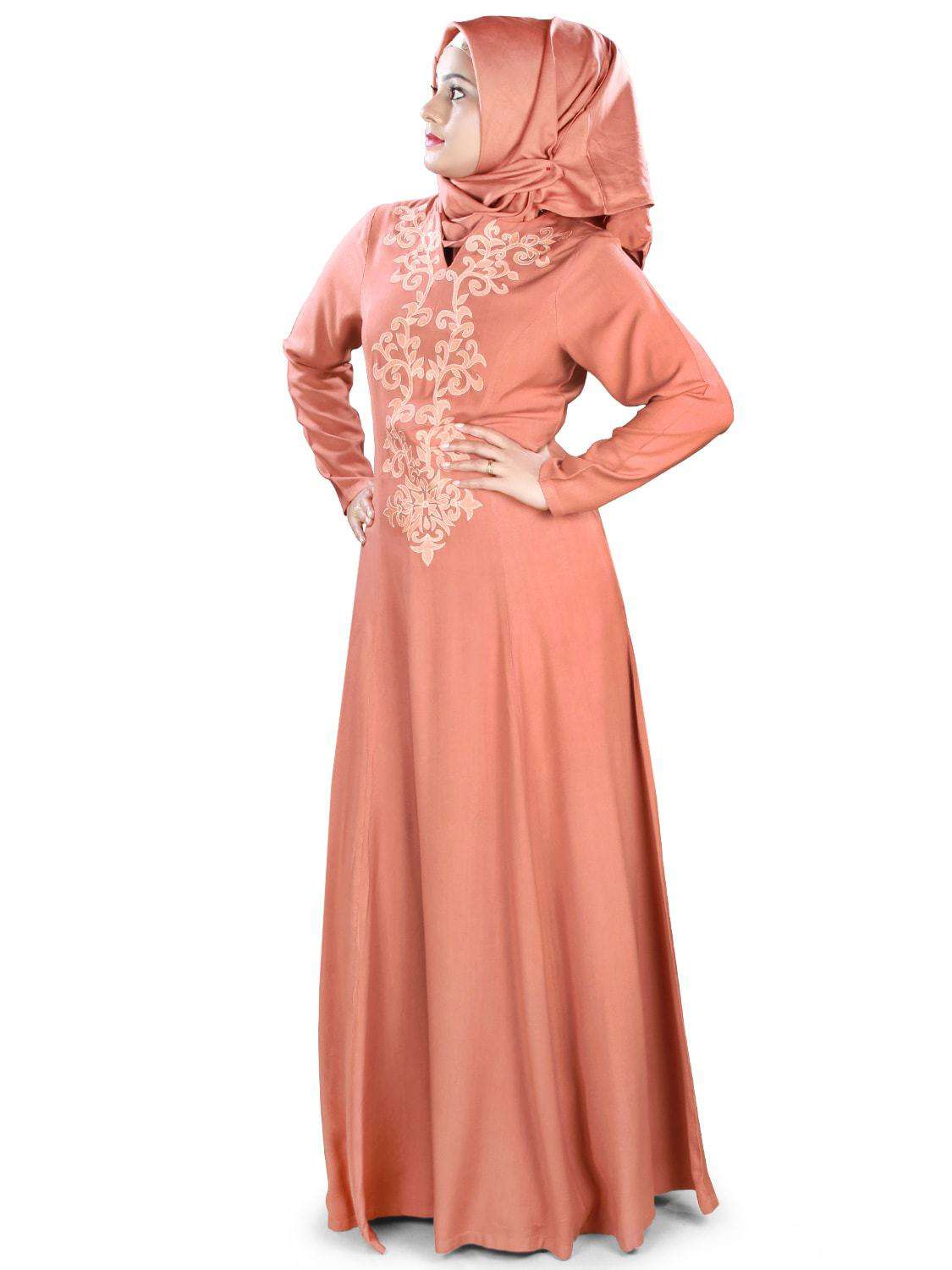 Elegant Hadil Abaya for Women - Modest Muslim Prayer Dress - Perfect for Prayer, Mosque, and Special Occasions