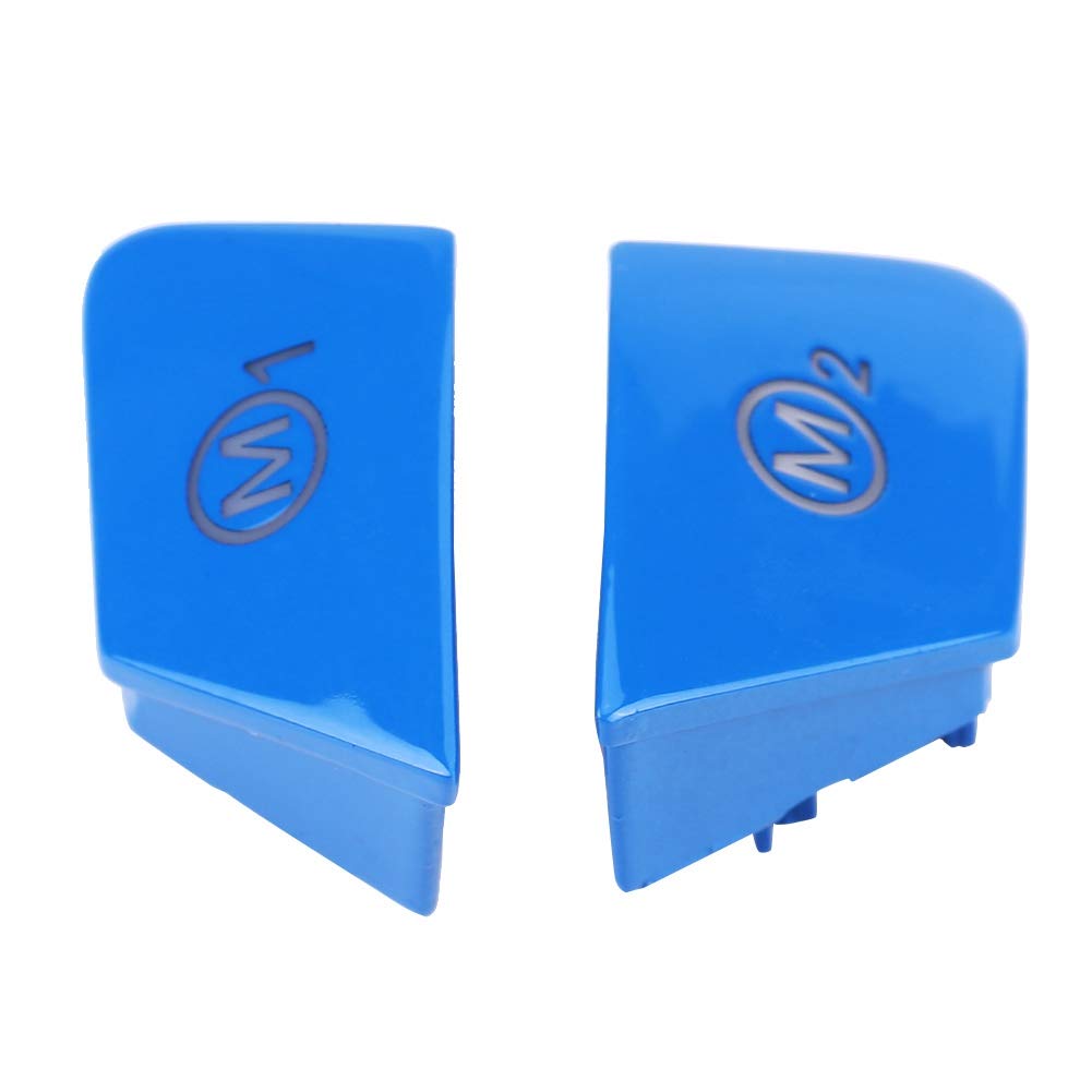 BMW M1 M2 Steering Wheel Buttons - Compatible with M3 M4 F80 F82 F83 Models (2015-2016) - Blue Racing Mode Switch for 3.0T Engine - Perfect for Track Days & Performance Driving
